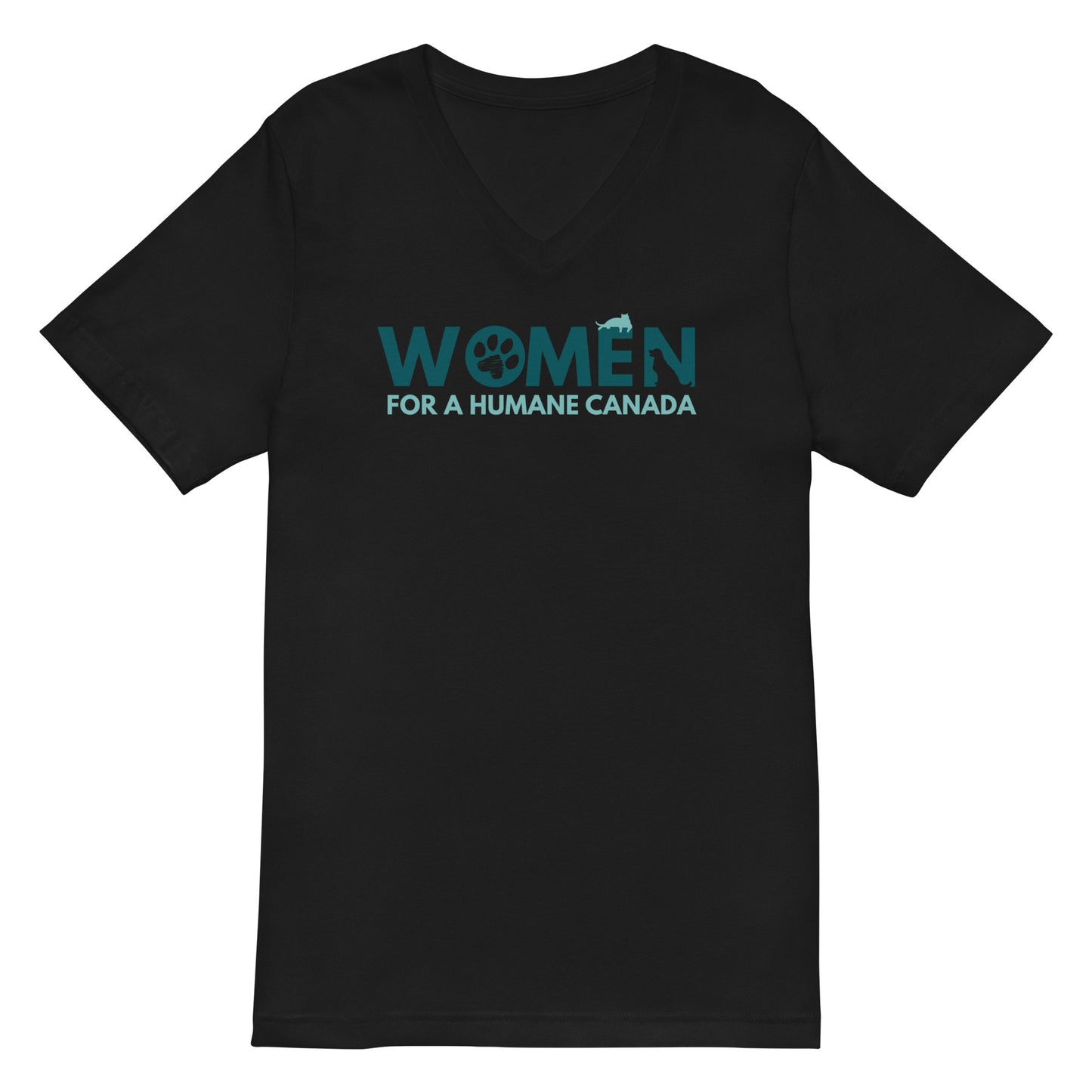 Exclusive for Women for Humane Canada - Unisex Short Sleeve V-Neck T-Shirt