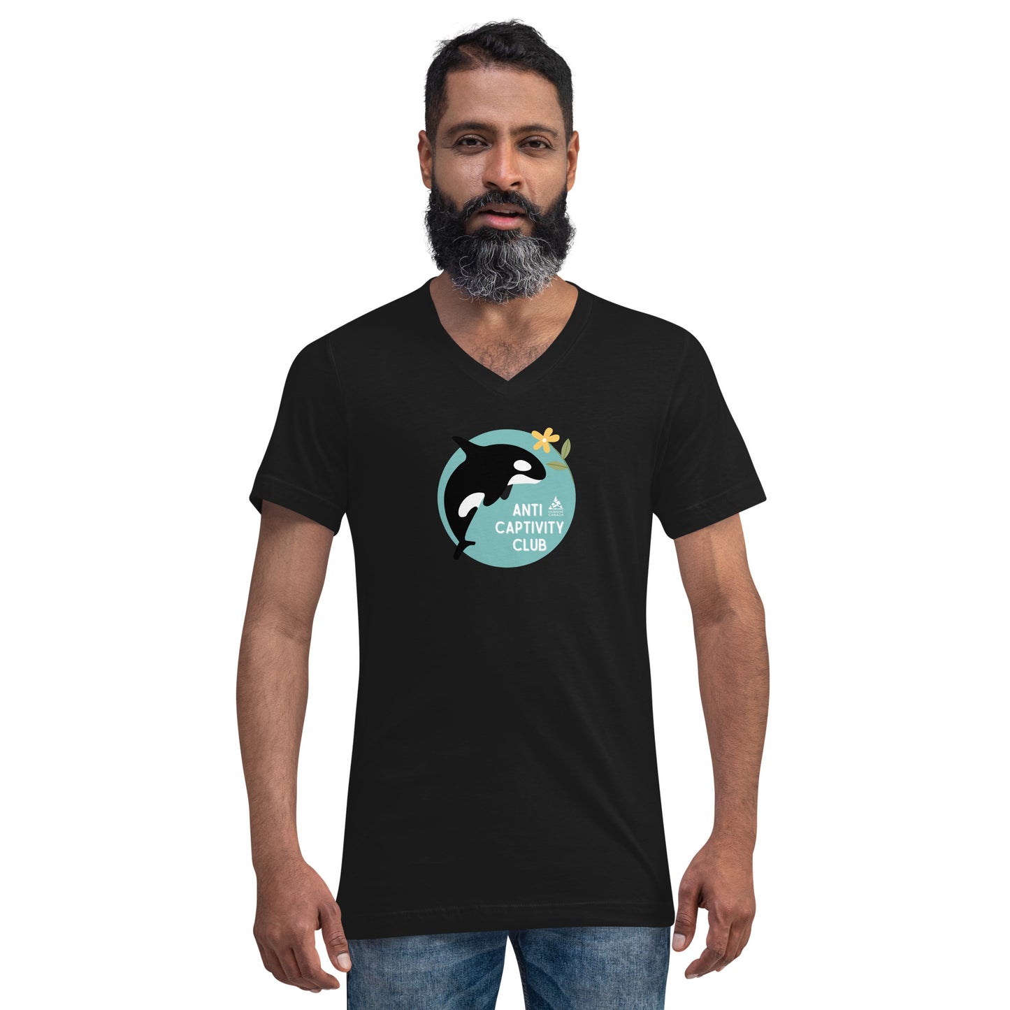 Anti-Captivity Club - Unisex Short Sleeve V-Neck T-Shirt