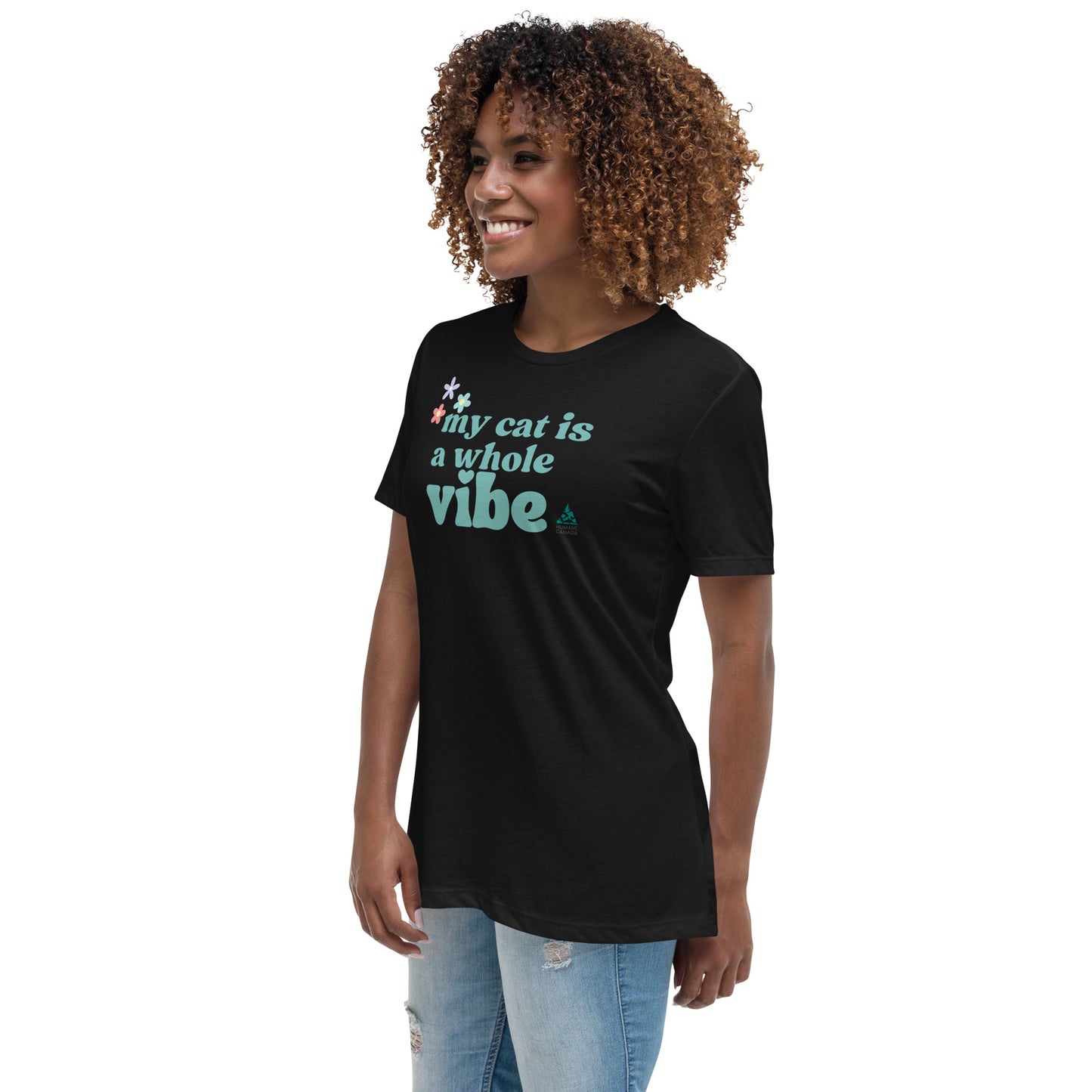 My Cat Is A Vibe - Women's Relaxed T-Shirt