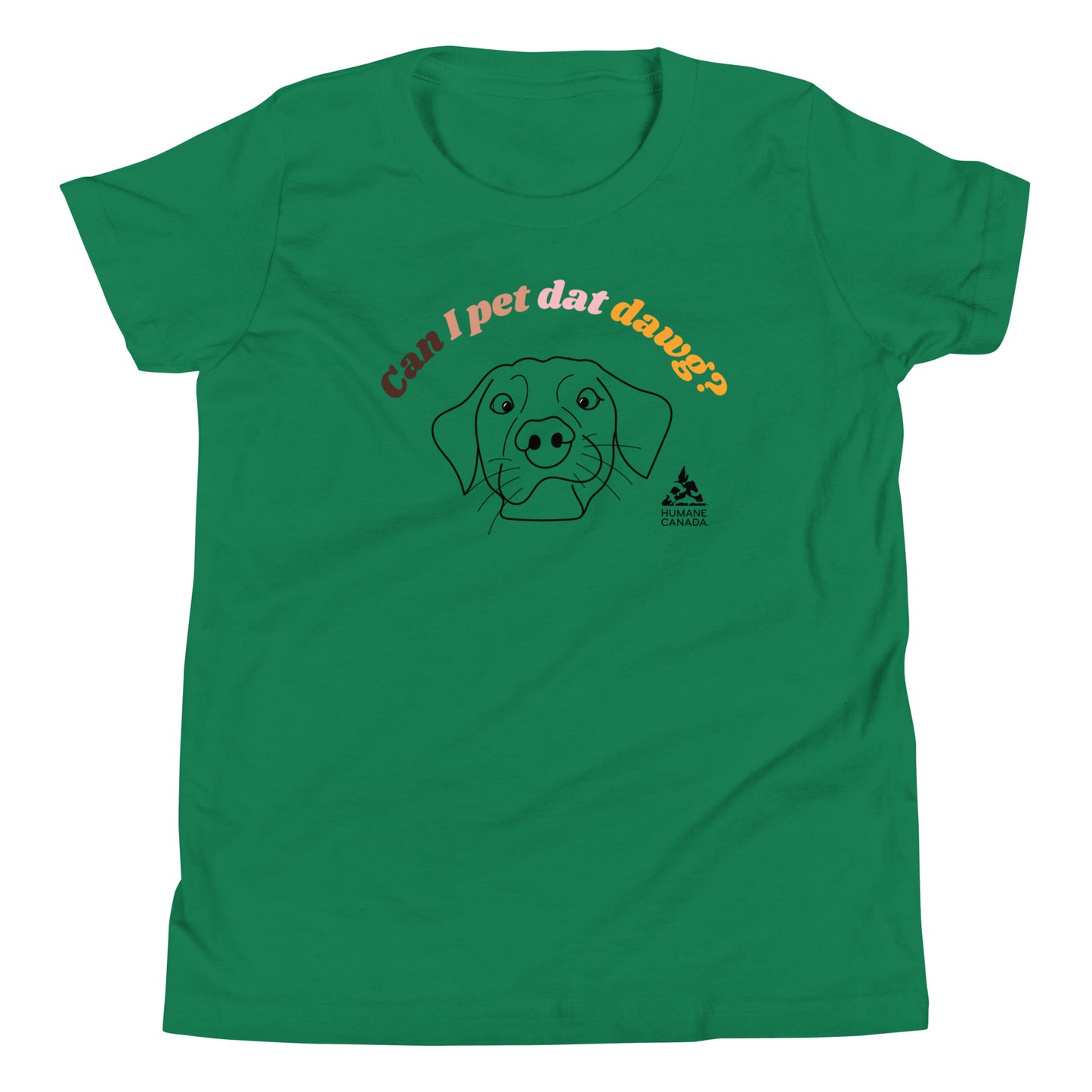 Can I Pet Dat Dawg - YOUTH Short Sleeve T-Shirt