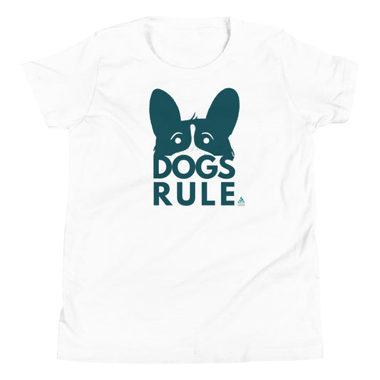 Dogs Rule - Youth Short Sleeve T-Shirt