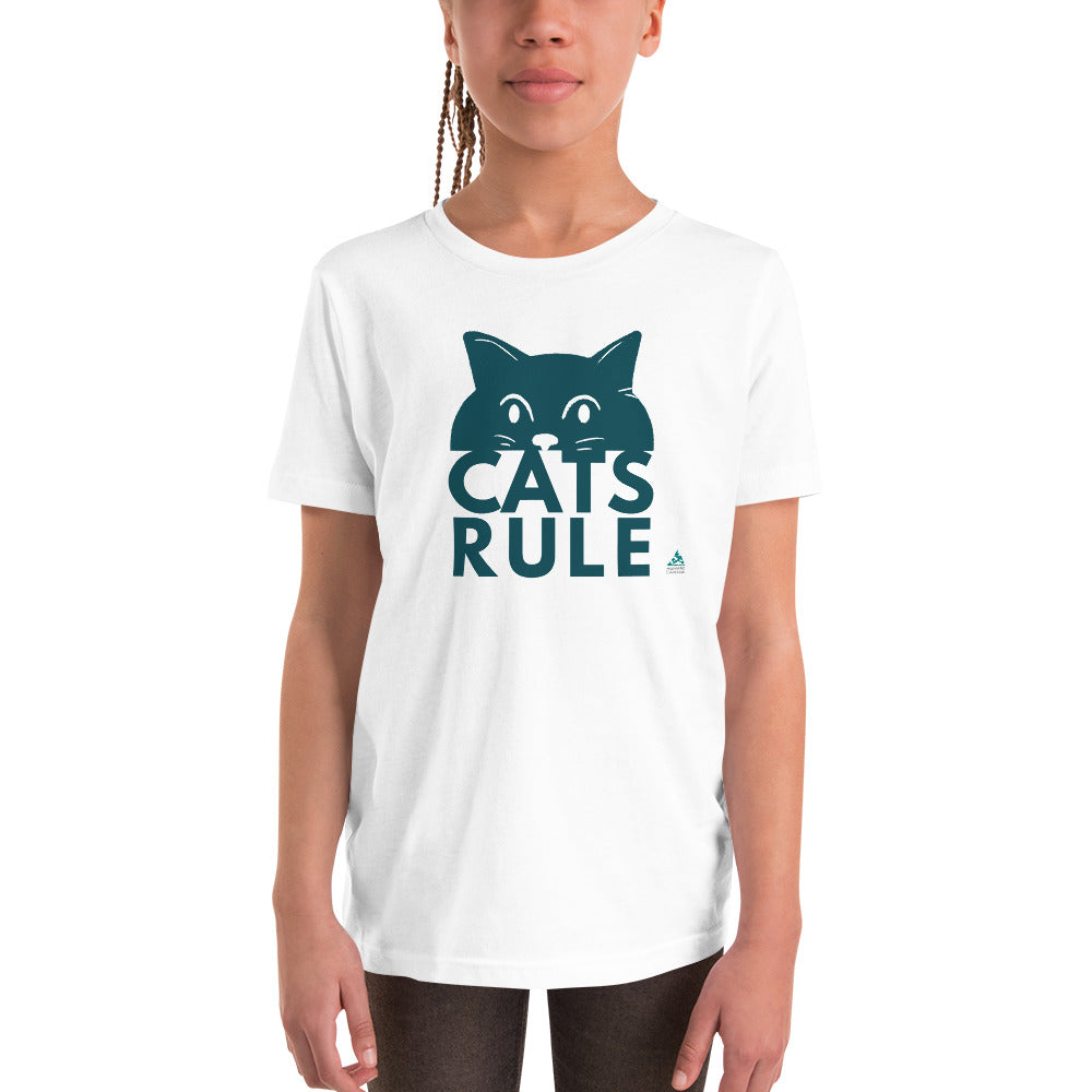 Cats Rule - Youth Short Sleeve T-Shirt