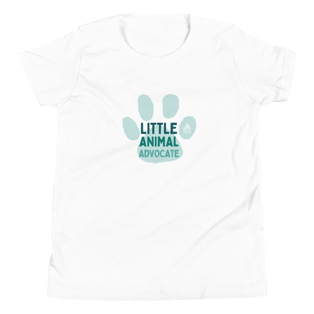 Little Animal Advocate - Youth Short Sleeve T-Shirt